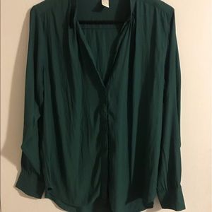 H&M Green Blouse